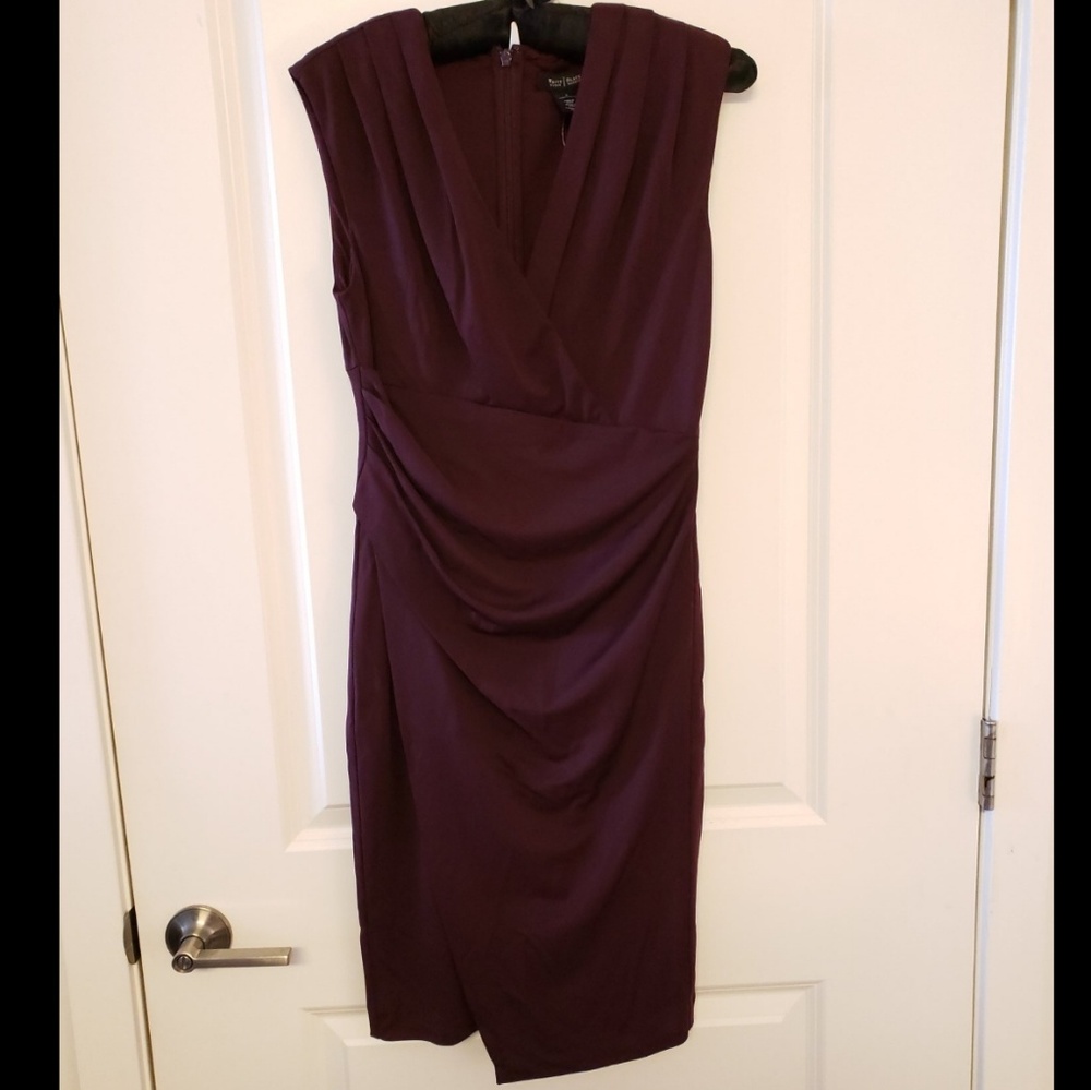 White House Black Market Cabernet Wrap Dress